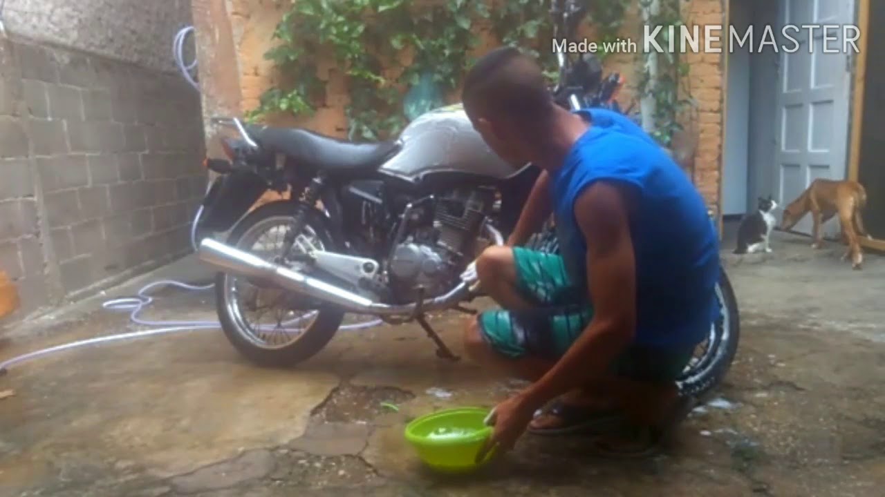 CG 125 dando aquele TALENTO na menina.