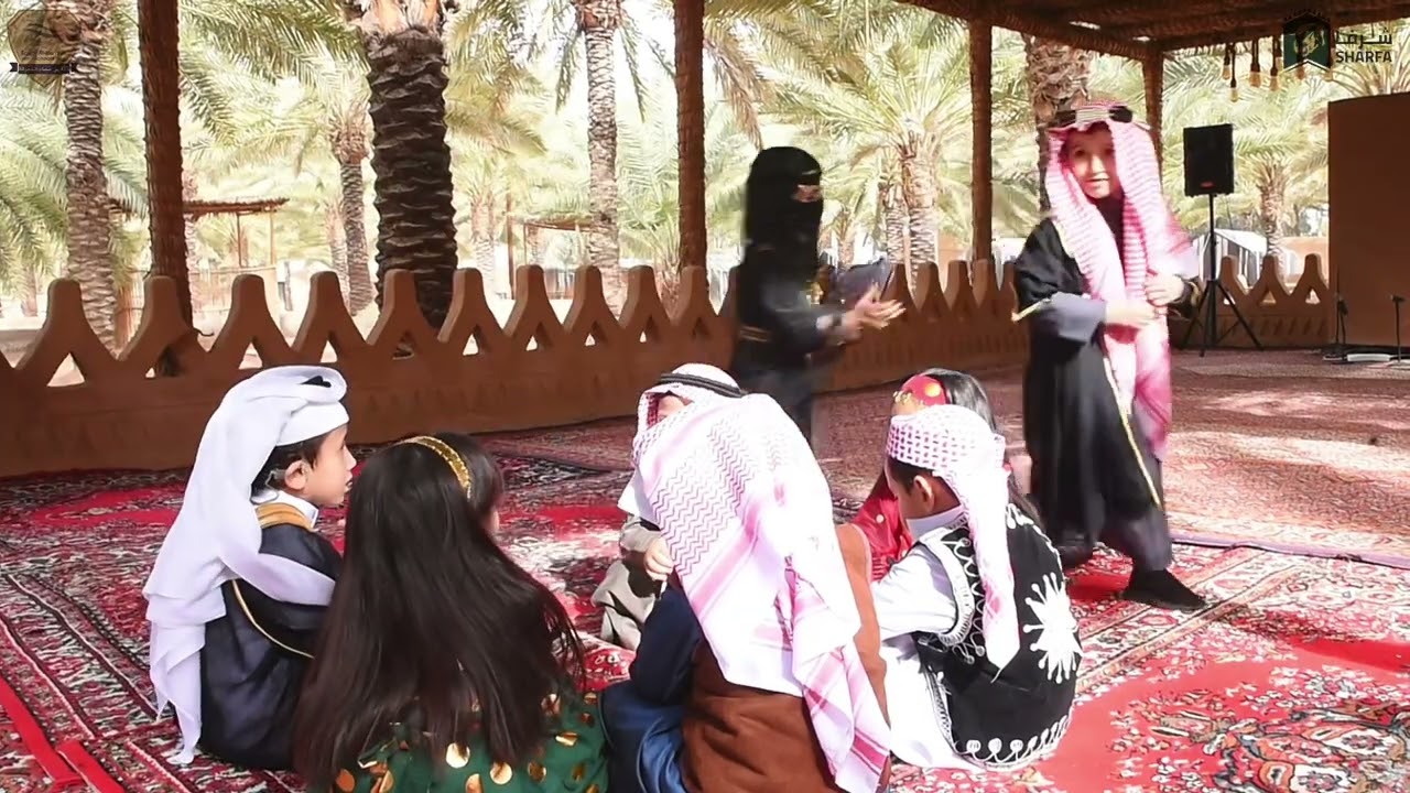 عمل بيوم التأسيس بعنوان العاب التراث السعودي .. مدارس سماء المعرفة #يوم_التاسيس