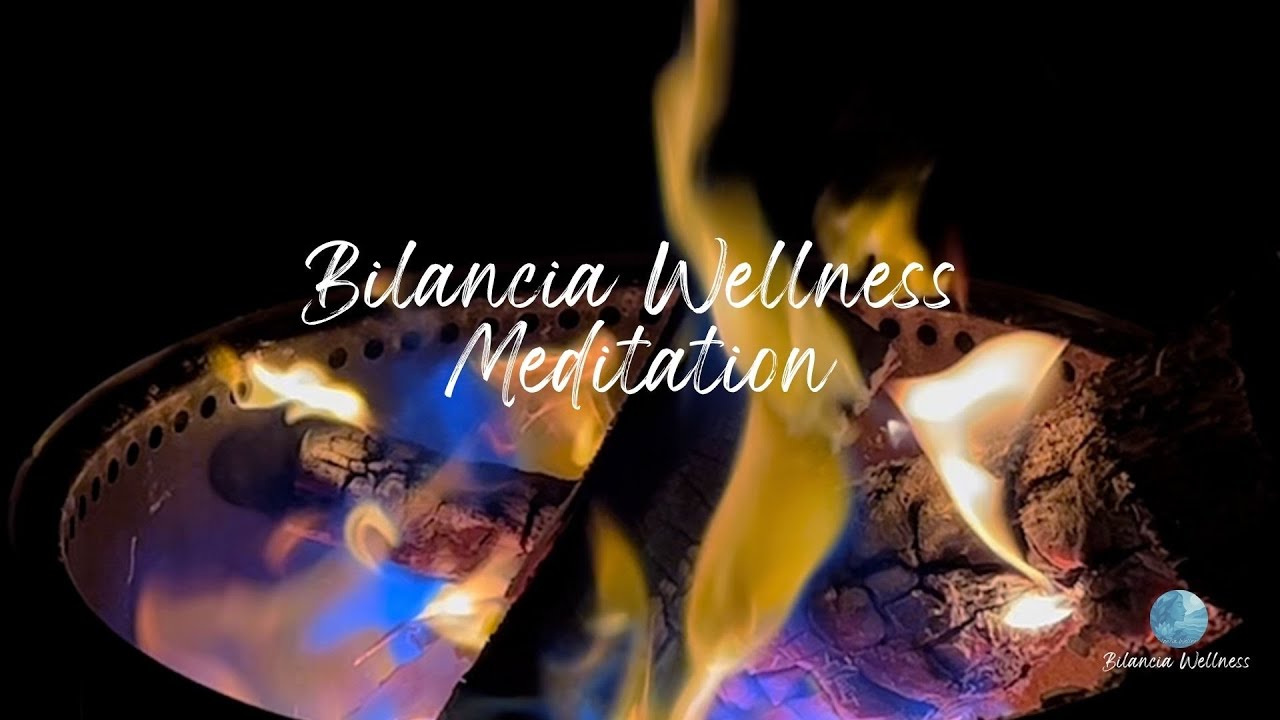 Soothing Sounds for Shavasana | Fire Gazing Meditation & Nature Therapy