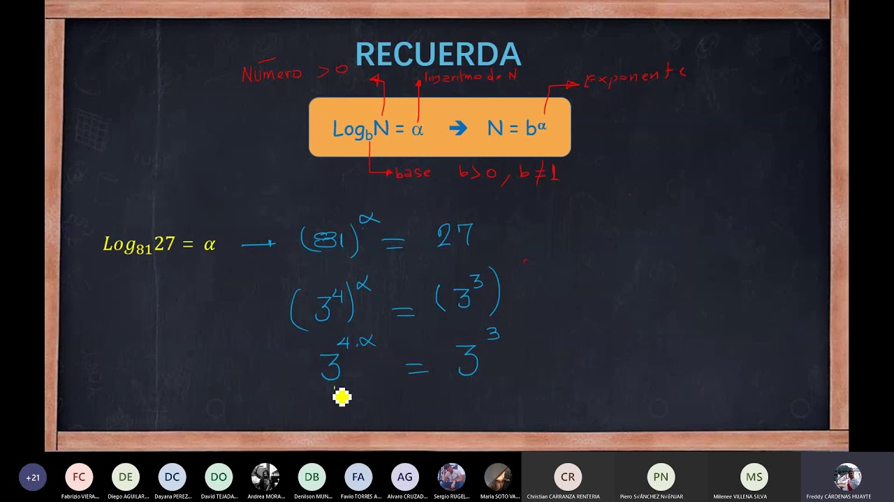 PROPIEDADES DE LOS LOGARITMOS-EJERCICIOS