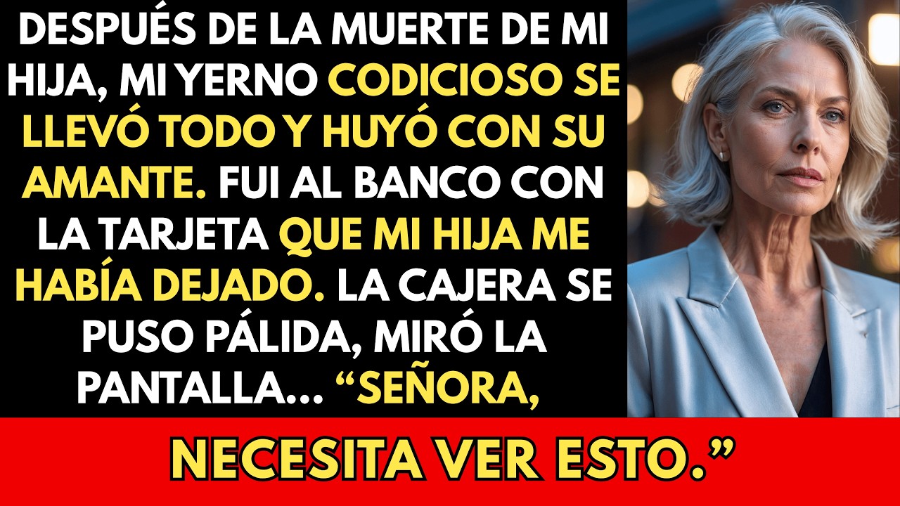 Después De La Muerte De Mi Hija, Mi Yerno Codicioso Desapareció Con Su Amante Llevándose Todo.