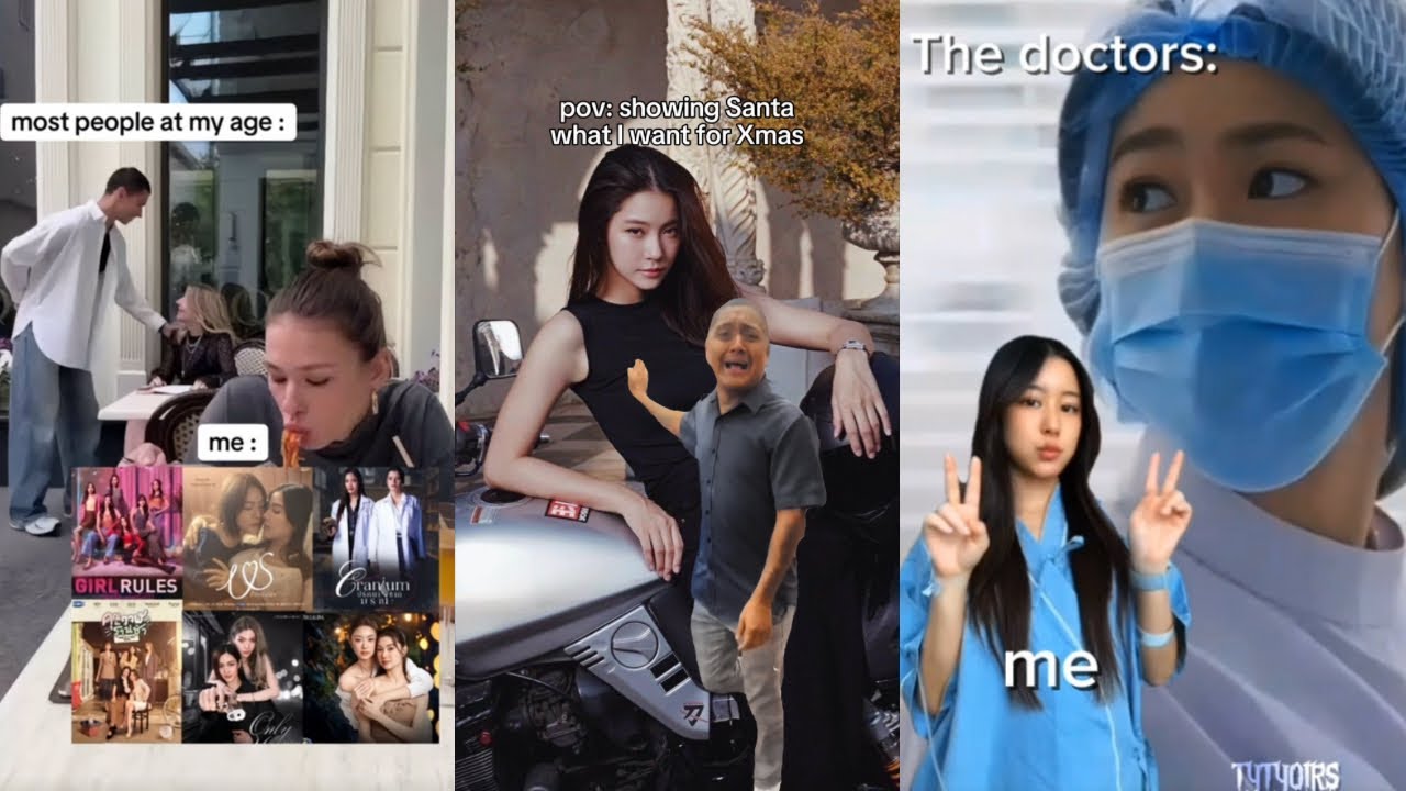 Thai GL memes / funny edits to watch at midnight 