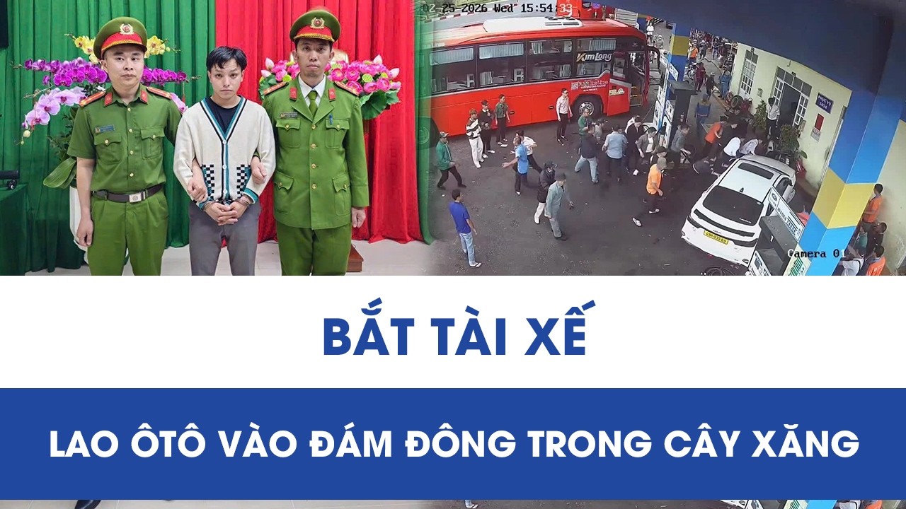 Bắt khẩn cấp tài xế say xỉn, hung hãn lao ôtô vào đám đông trong cây xăng ở Đà Lạt