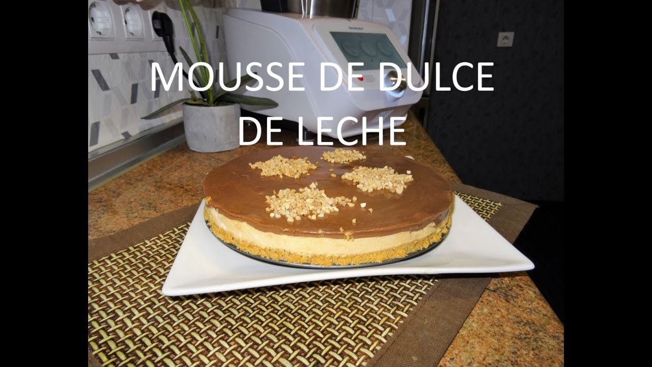 Receta de Tarta Mousse de Dulce de Leche Monsieur Cuisine Connect Lidl Silvercrest