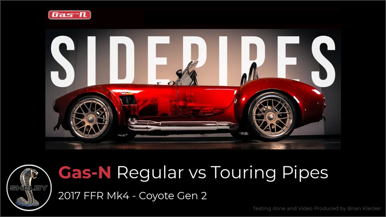 A Users Comparison of the Gas-N Regular vs Touring Pipes on a Shelby Cobra
