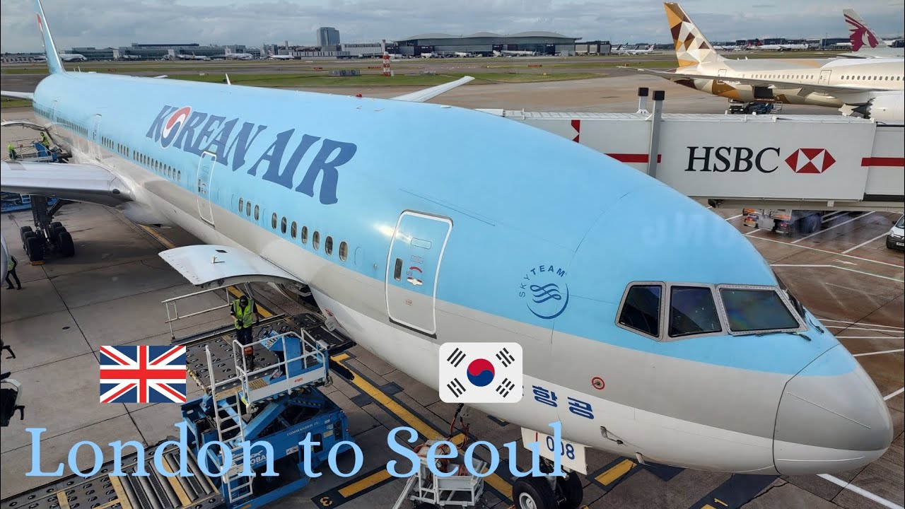 London to Seoul KE908 Boeing 777-300ER
