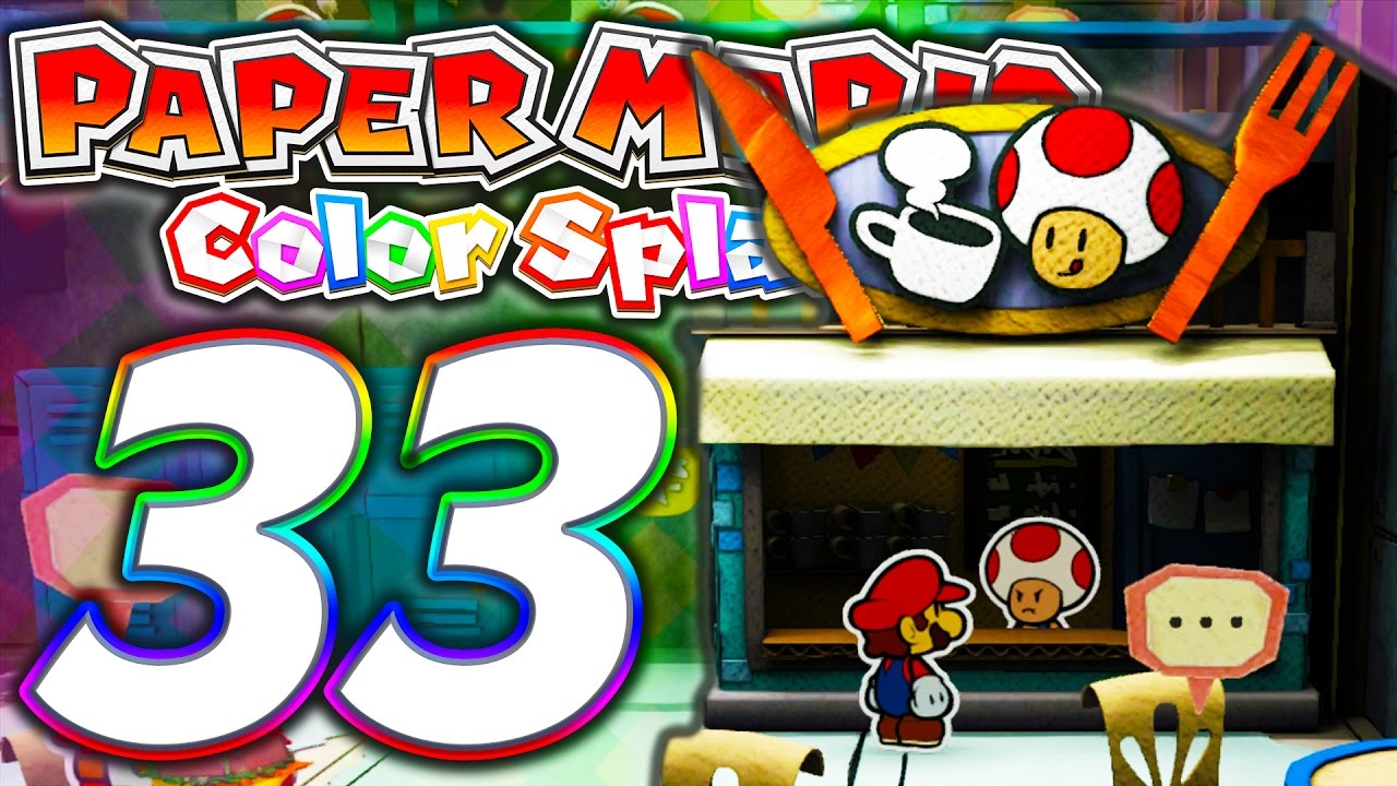 PAPER MARIO COLOR SPLASH Part 33 Kobalt-Kai, Spion im Knast-Cafe? o.O [Deutsch]