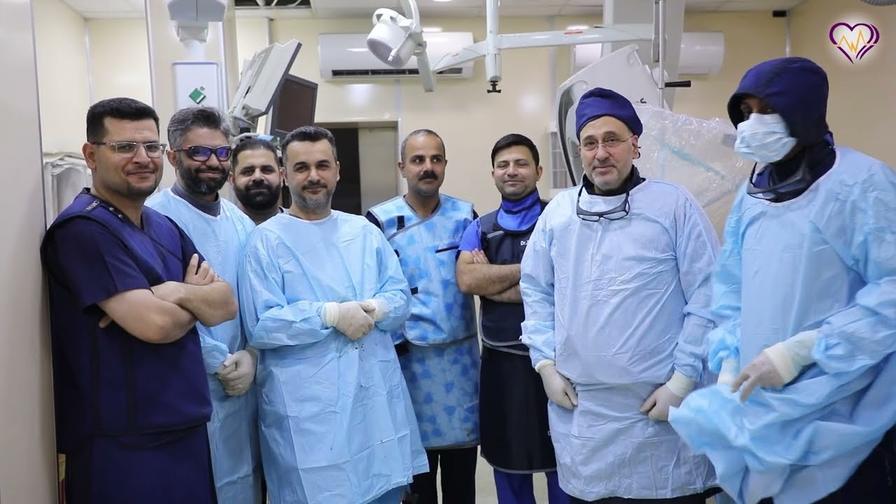 تقنية حديثة في معالجة توسيع الصمام الإكليلي تحقق نتائج مبهرة في مركز النجف
