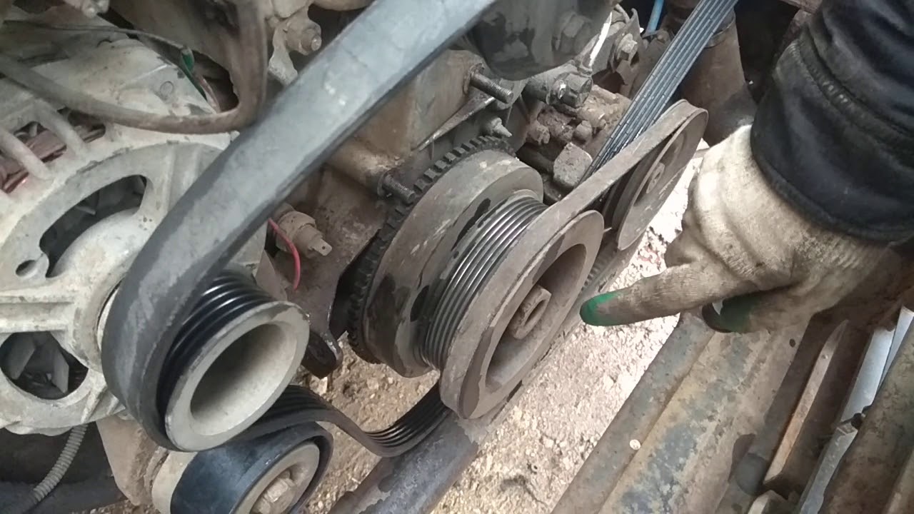 Как открутить гайку шкива на газель бизнес