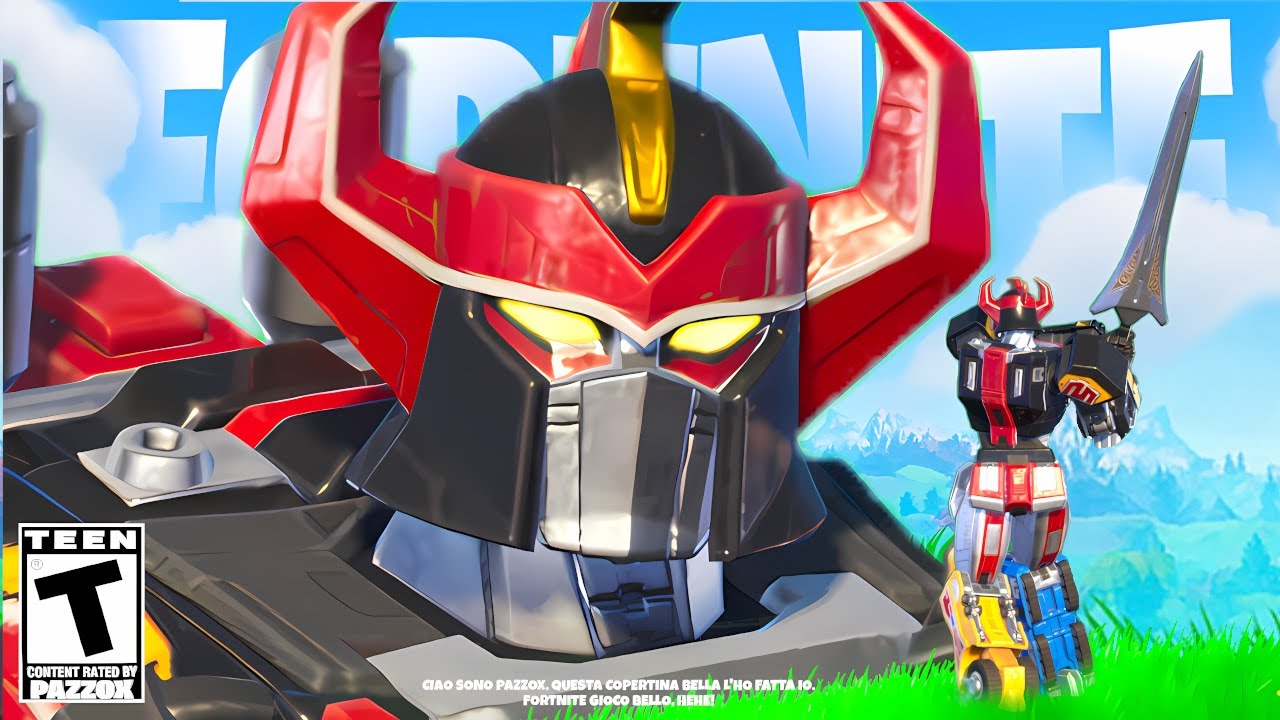 DA SOLO CONTRO IL MEGAZORD GIGANTE BOSS su FORTNITE 😫