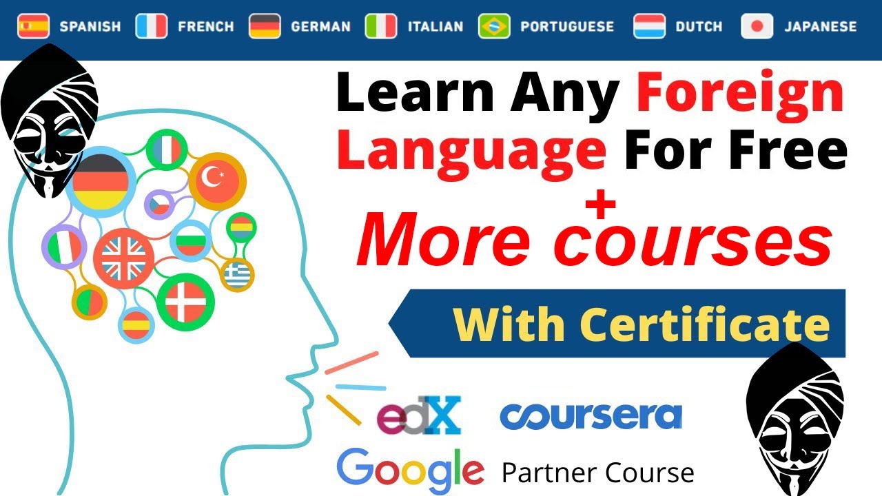 #learnlanguage #freecourse Foreign Language Courses With Certificate + more courses for free