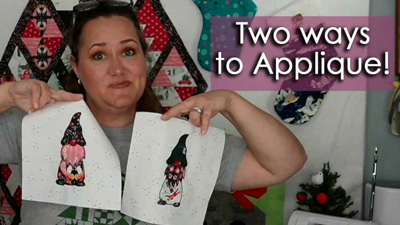 How to Applique a Gnome - Christmas in July Series
