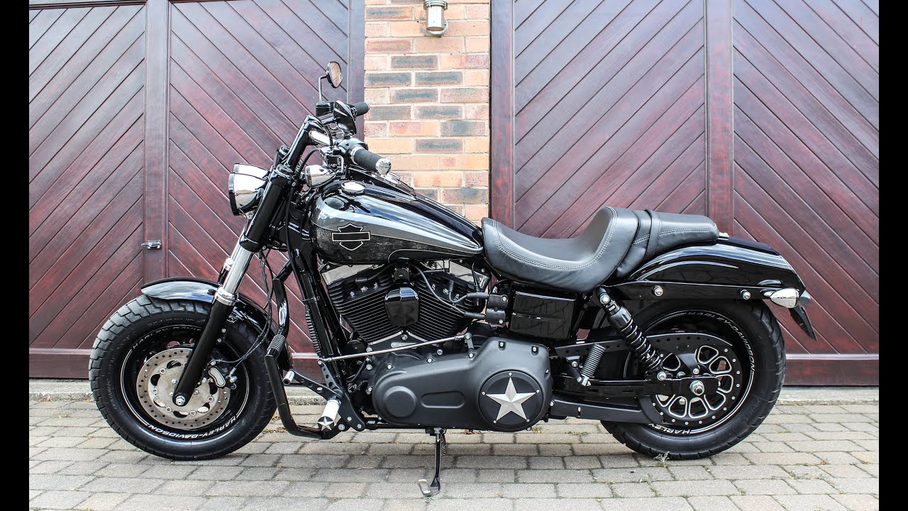 Harley Davidson Fat Bob - Stage 2 SE204 Cams - Custom Fat Bob - GoPro Hero 4 - 2015 2016