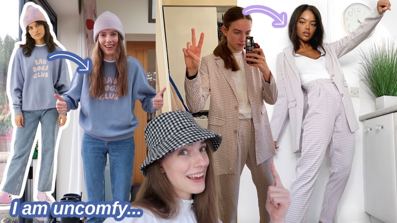 Dressing like store mannequins for a week *out of my comfort zone*