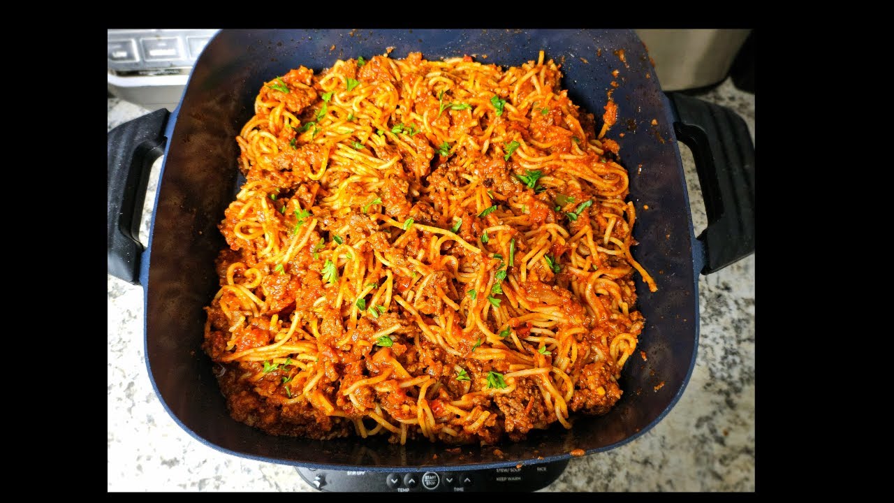 HOMESTYLE SPAGHETTI - STIRMAX MULTI-COOKER