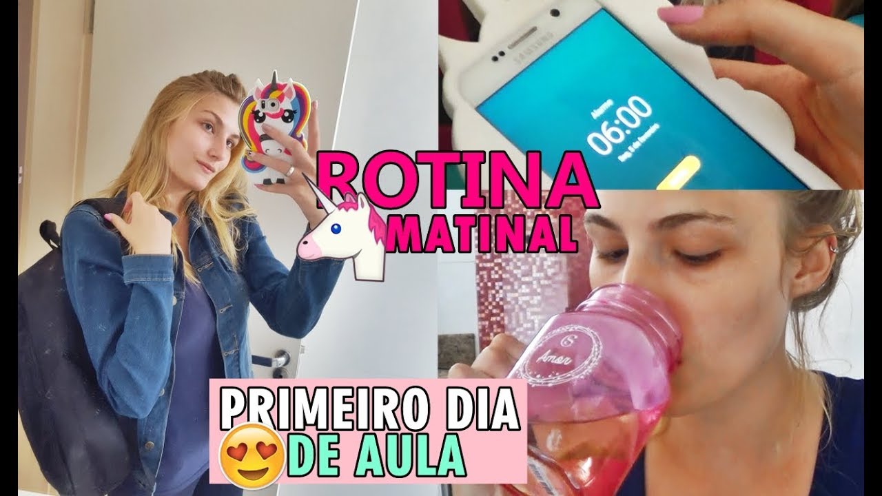 MEU PRIMEIRO DIA DE AULA | ROTINA DA MANHÃ 2018