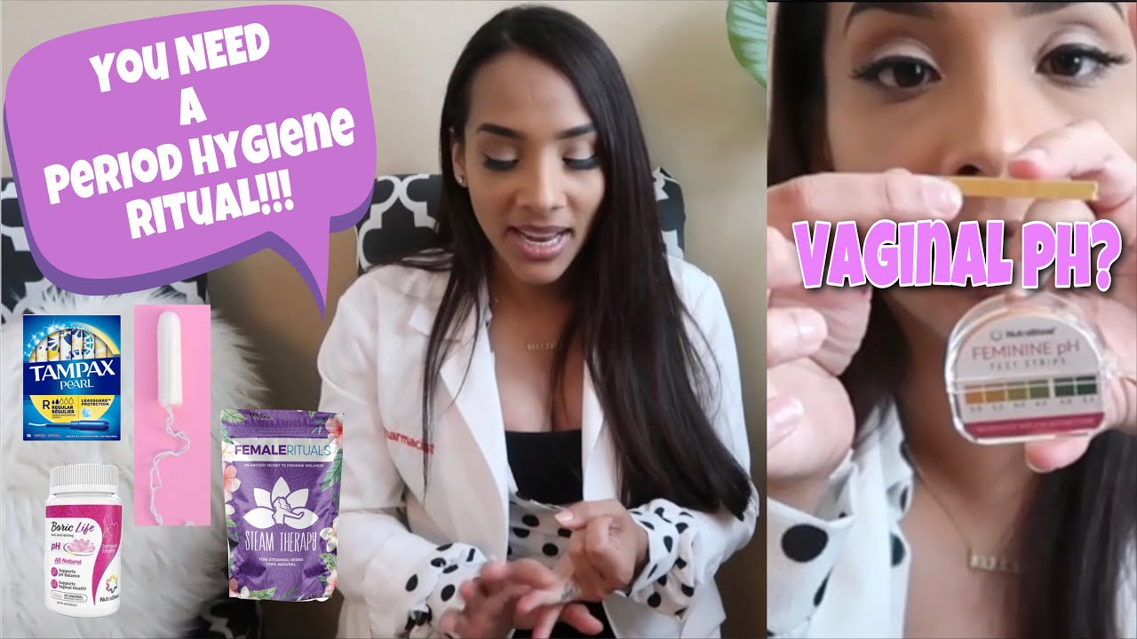 Pharmacist Advice: BEST Period Hygiene Routine For A Healthy Vagina! Balanced Ph Levels & No Odor