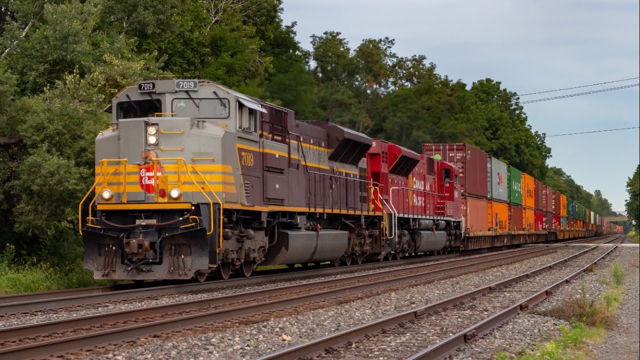 Trains in Westfield, NY on a September Sunday