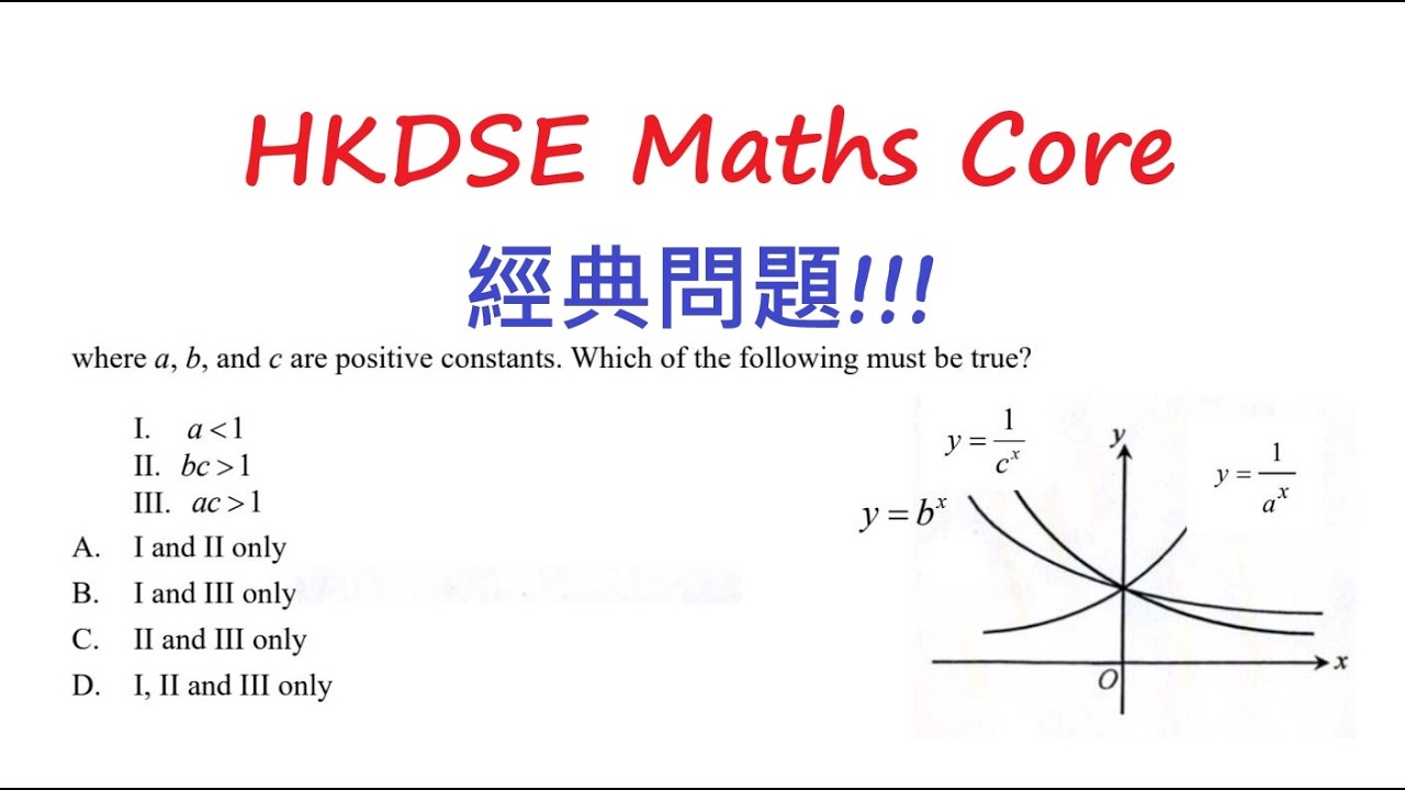[[我有數要問]] HKDSE Maths Students Q20260214 || q1|| Exponential|| Logarithmic|| HKDSE Maths