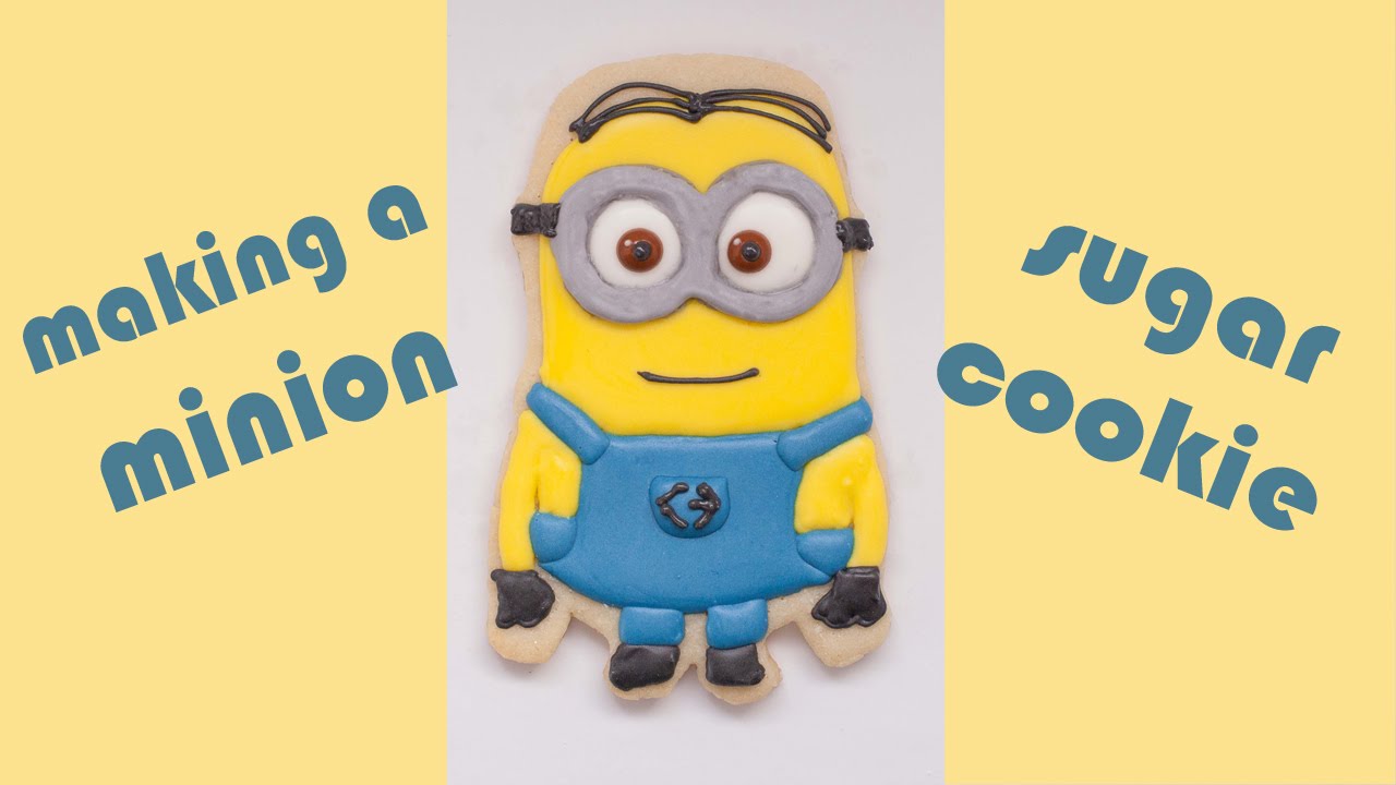 Making a Minion - Sugar Cookie