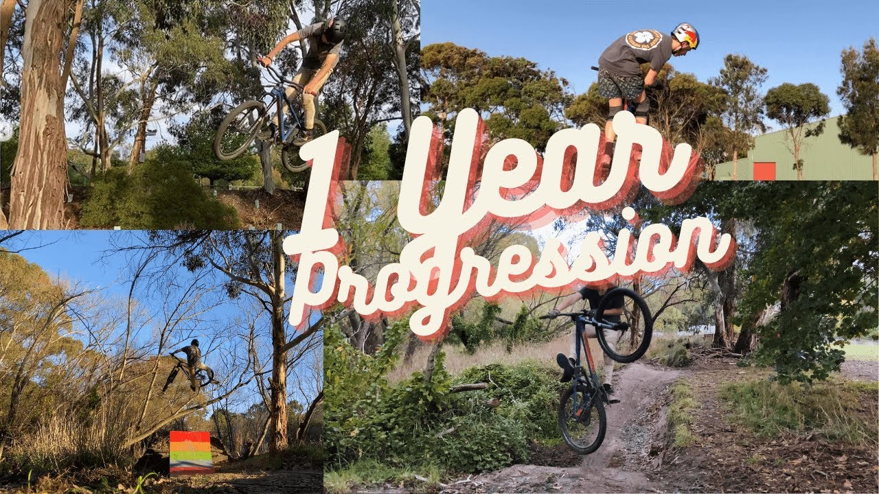1 Year Dirt Jumping Progression