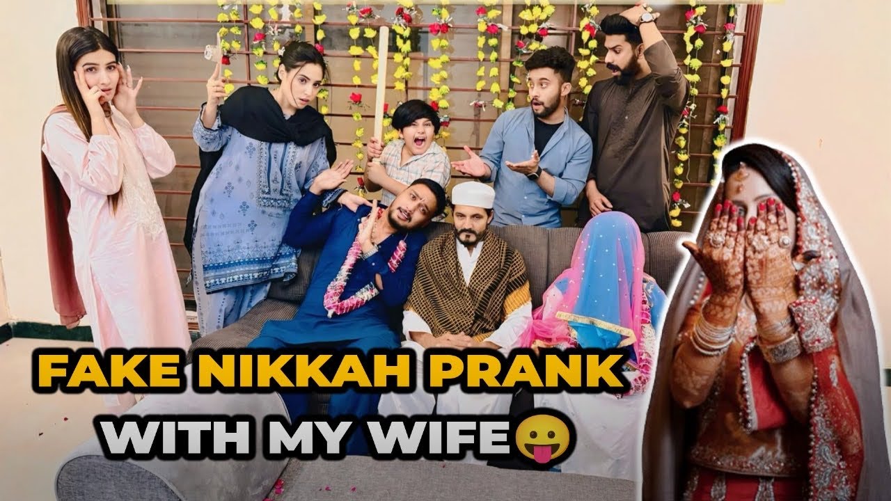 Umer Bhai Na Nikkah Karliya 🥺 Fake Nikkah Prank With My Wife 😱