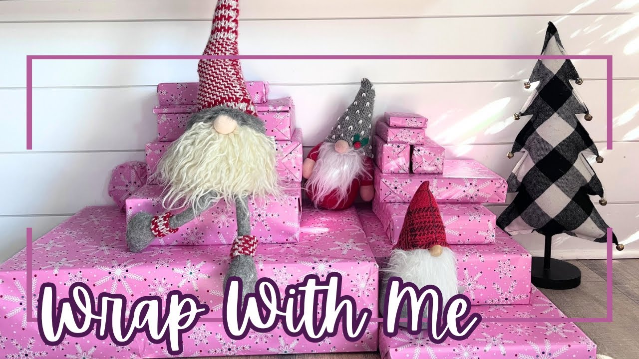 WRAP WITH ME - wrap holiday gifts!