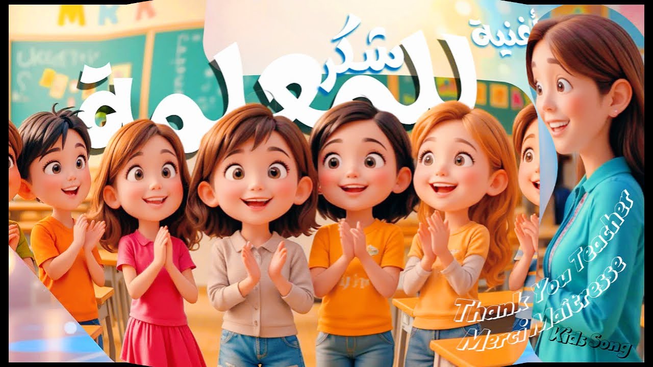 أغنية شكر المعلمة | Merci Maîtresse | أجمل رسالة تقدير للمعلمين