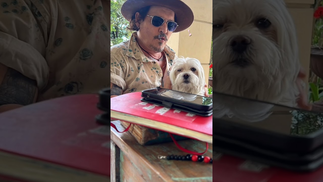 🌟 JOHNNY DEPP. VERO LOZANO y Copito🌟#johnnydepp #verolozano #copito #argentina