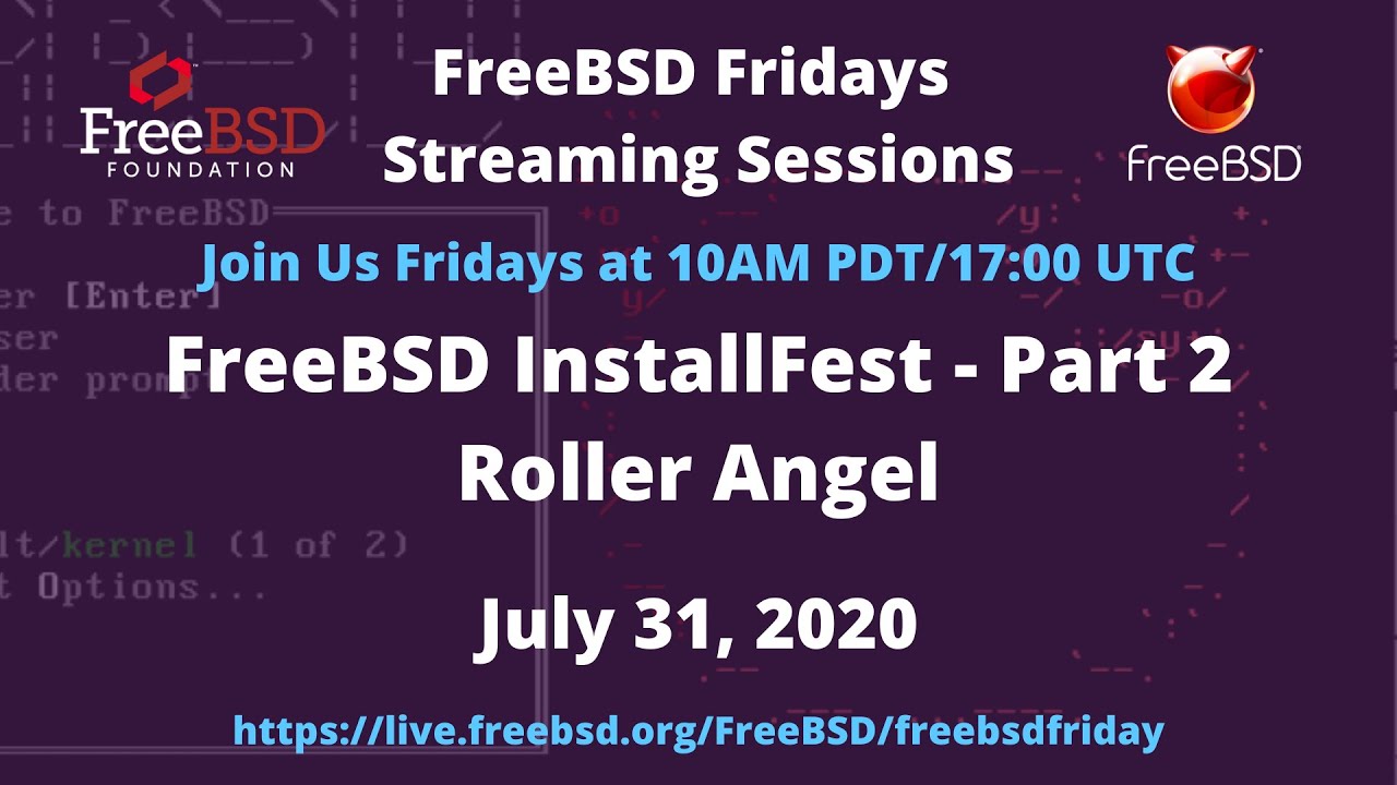 FreeBSD Fridays: FreeBSD InstallFest- Part 2