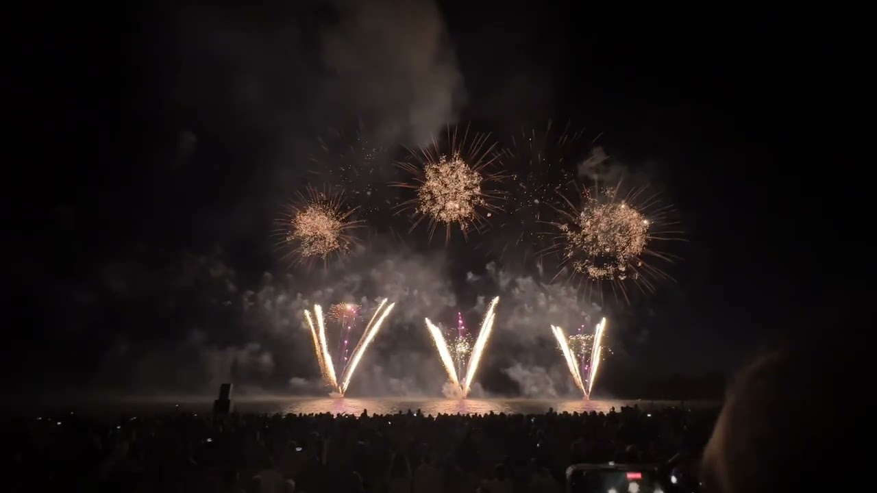 chatelaillon plage feu d’artifice 2025 🔥🧨