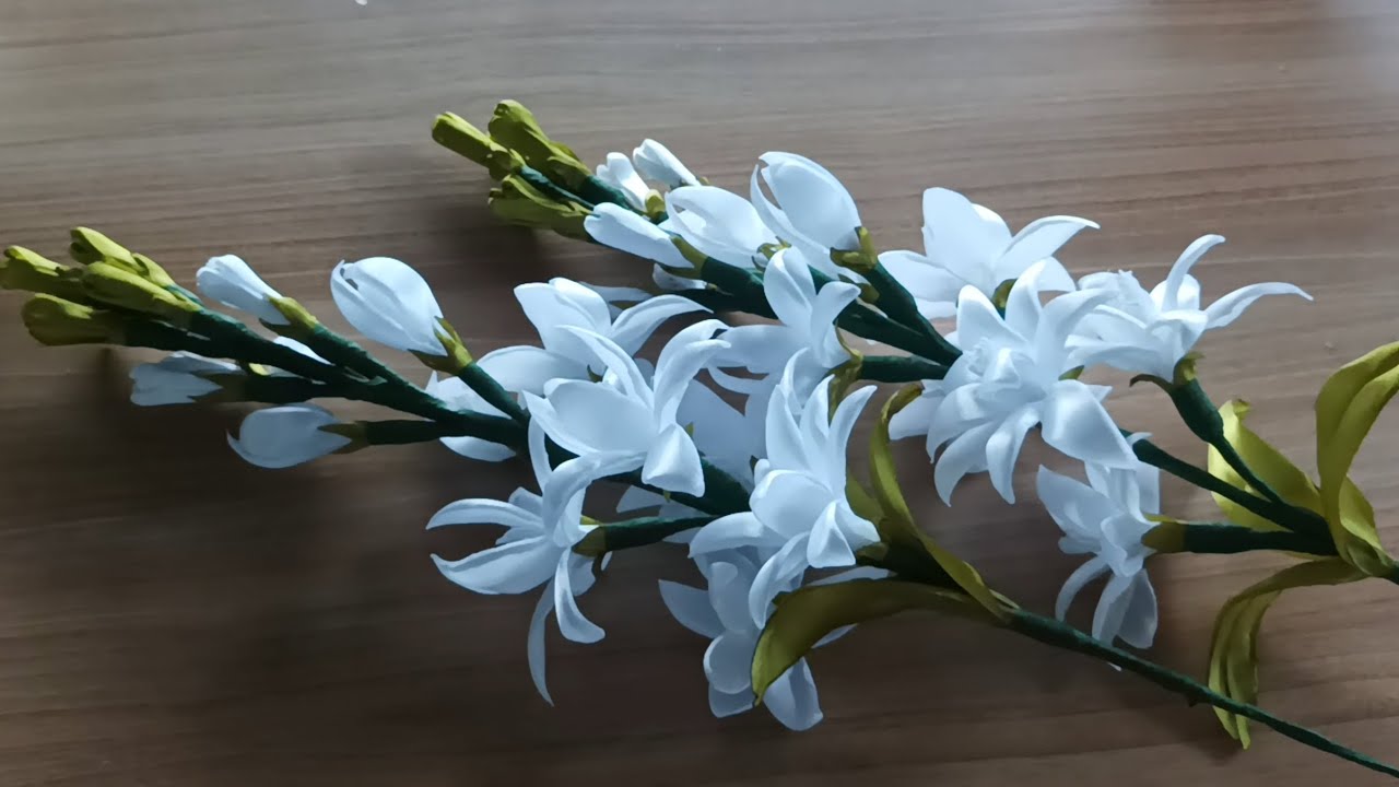 How to make a very pretty night cosy flowers from satin ribbon material