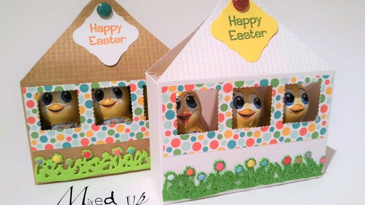 Easter Chicken gift box tutorial.