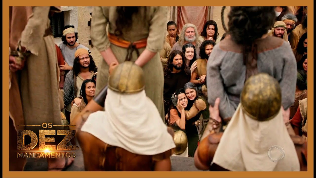 Hebreus se desesperam diante da ordem de enforcamento dos escravos | OS DEZ MANDAMENTOS