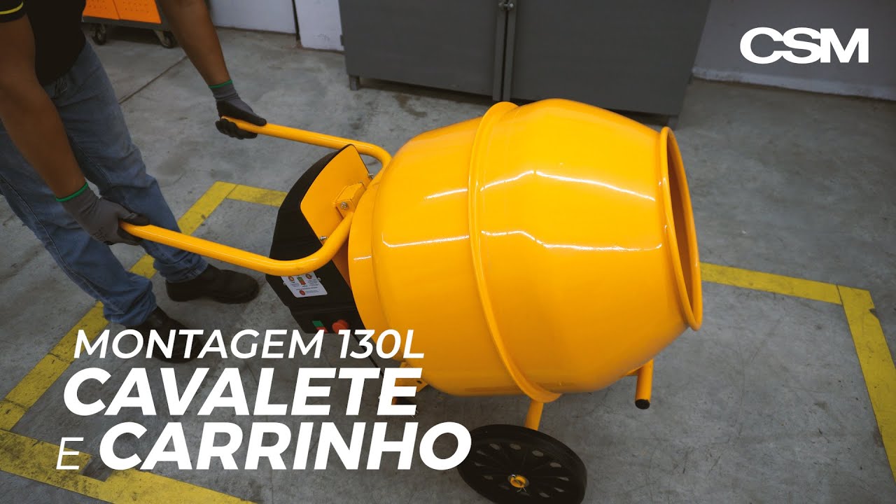 CSM | Montagem da Betoneira 130 Litros