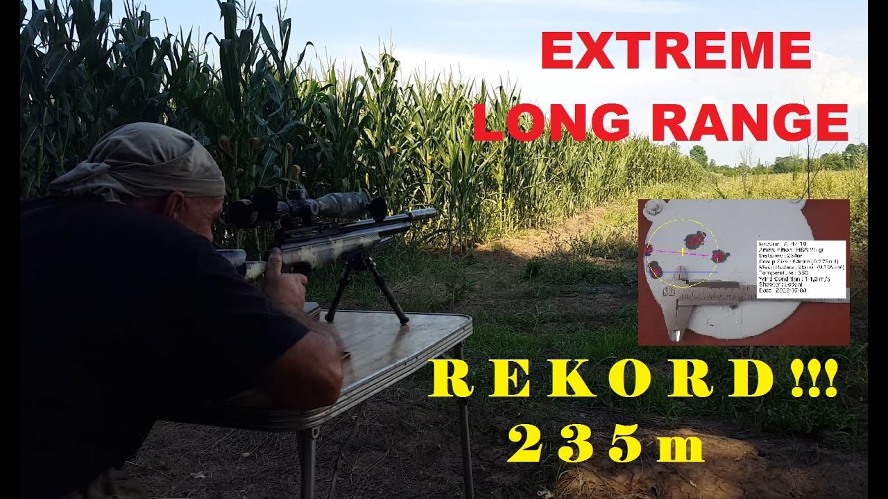 Hatsan AT44-10 and H&N SLUGS EXTREME LONG RANGE RECORD