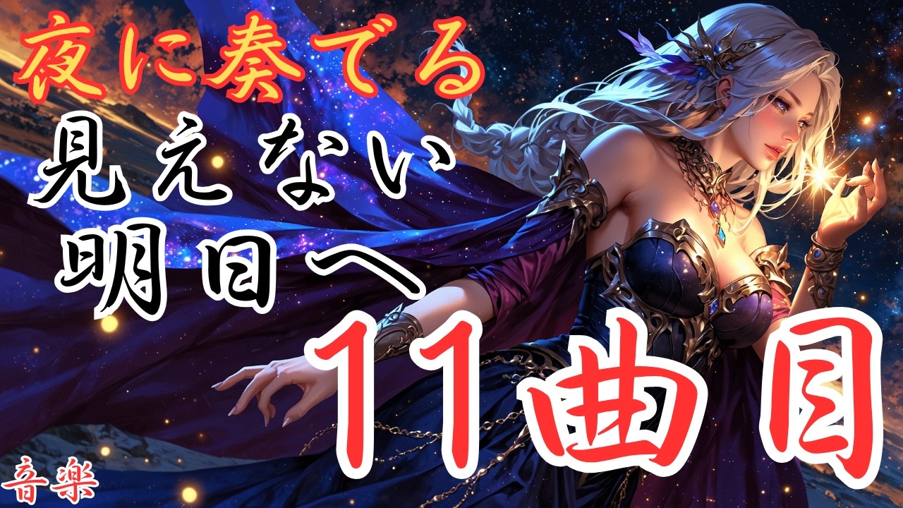 【見えない明日へ】11曲目のロックバラードです。本編動画のリンクは概要欄にあります！是非どうぞ！