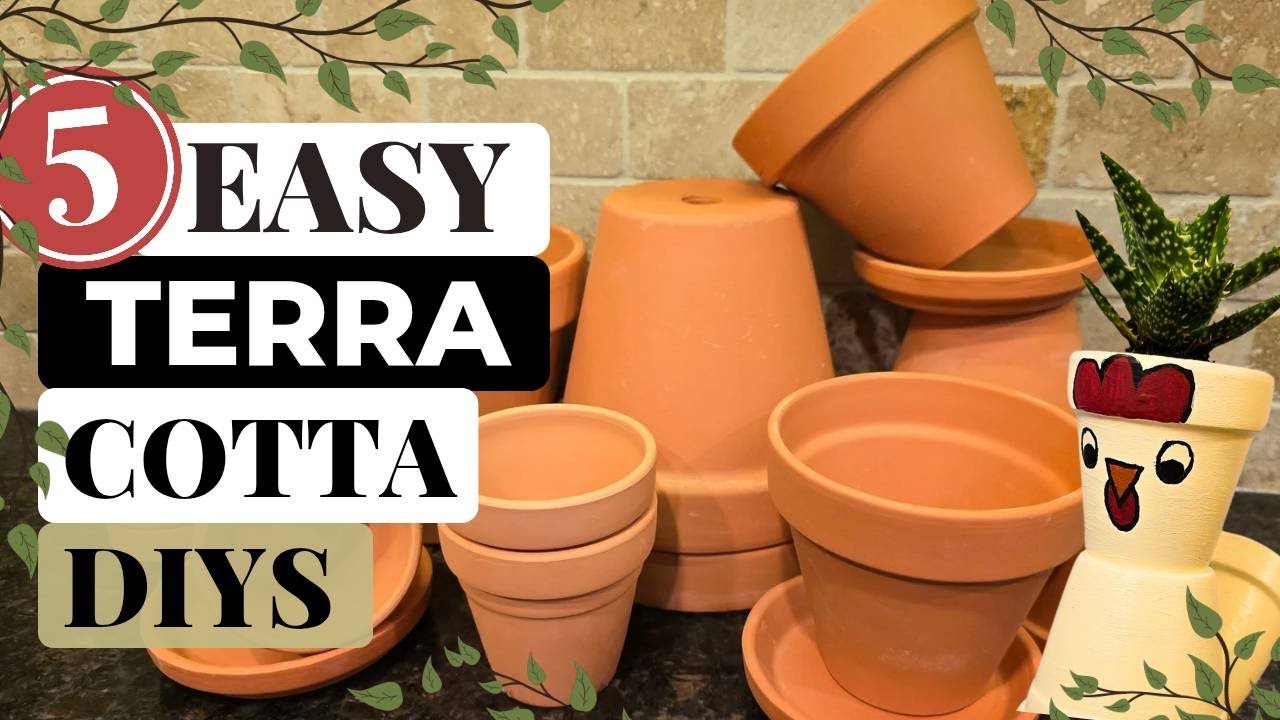 Stunning Terra Cotta Pot Crafts: DIY Your Own Charming Chicken, and so much more! 🐔✨