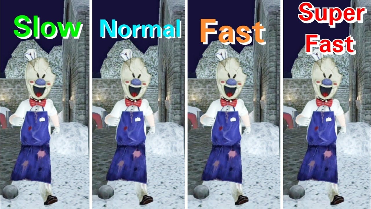 Ice Scream 2 Chase Music Speed [Slow, Normal, Fast, SuperFast]