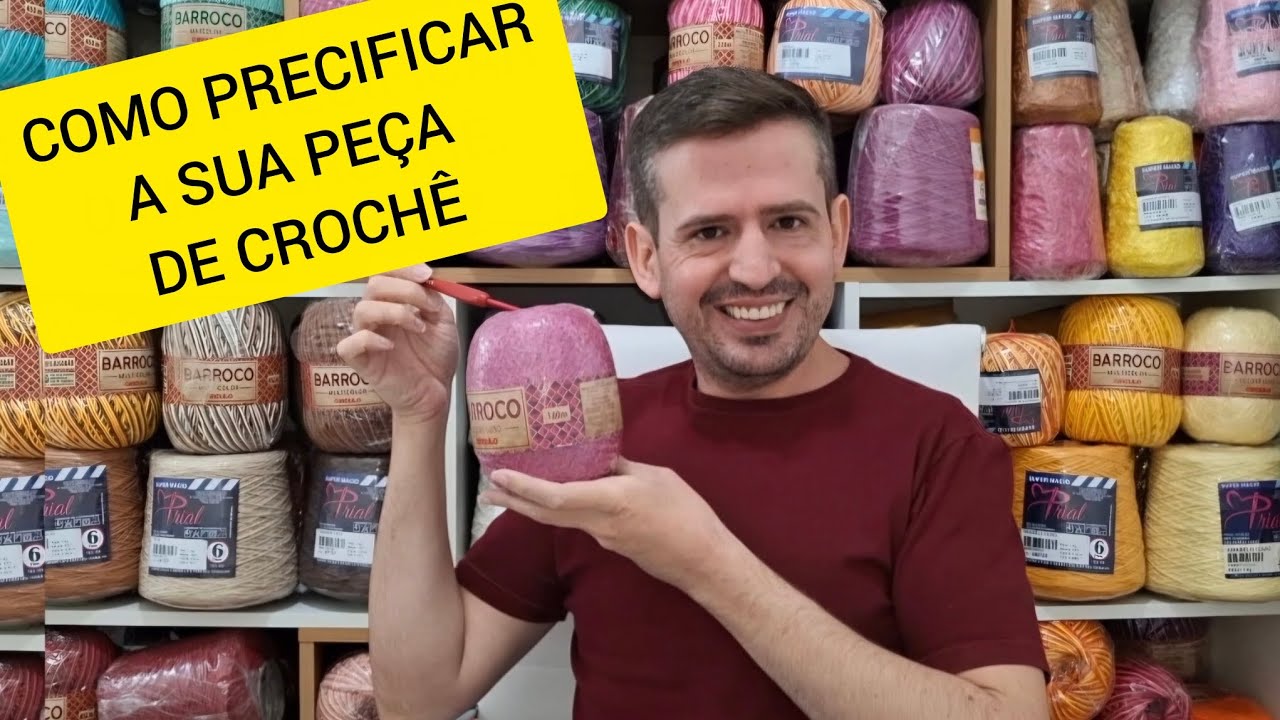 📢 COMO PRECIFICAR A SUA PE&Ccedil;A DE CROCH&Ecirc;. 🥰 DICAS PARA VOC&Ecirc; LUCRAR COM O CROCH&Ecirc;. ❤️ #vlog #crochet