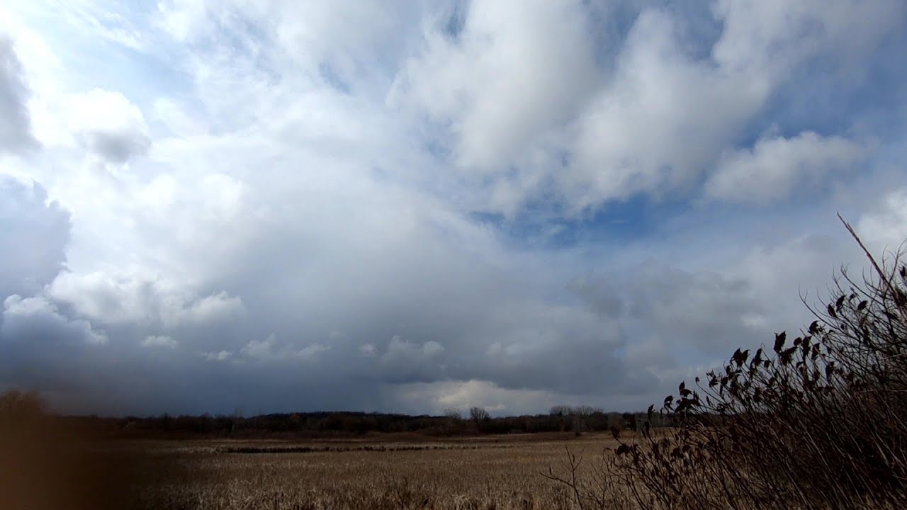 Snow Showers - Time Lapse on March 13, 2018