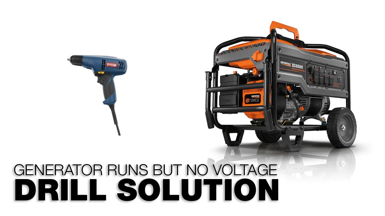 Runs, But No Voltage - Drill Solution