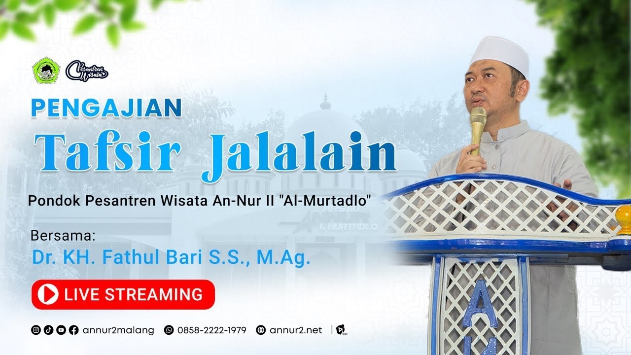 🔴Live Streaming Pengajian Tafsir Jalalain Surat Asy-Syu’ara’ ayat 60 | 23 februari 2026