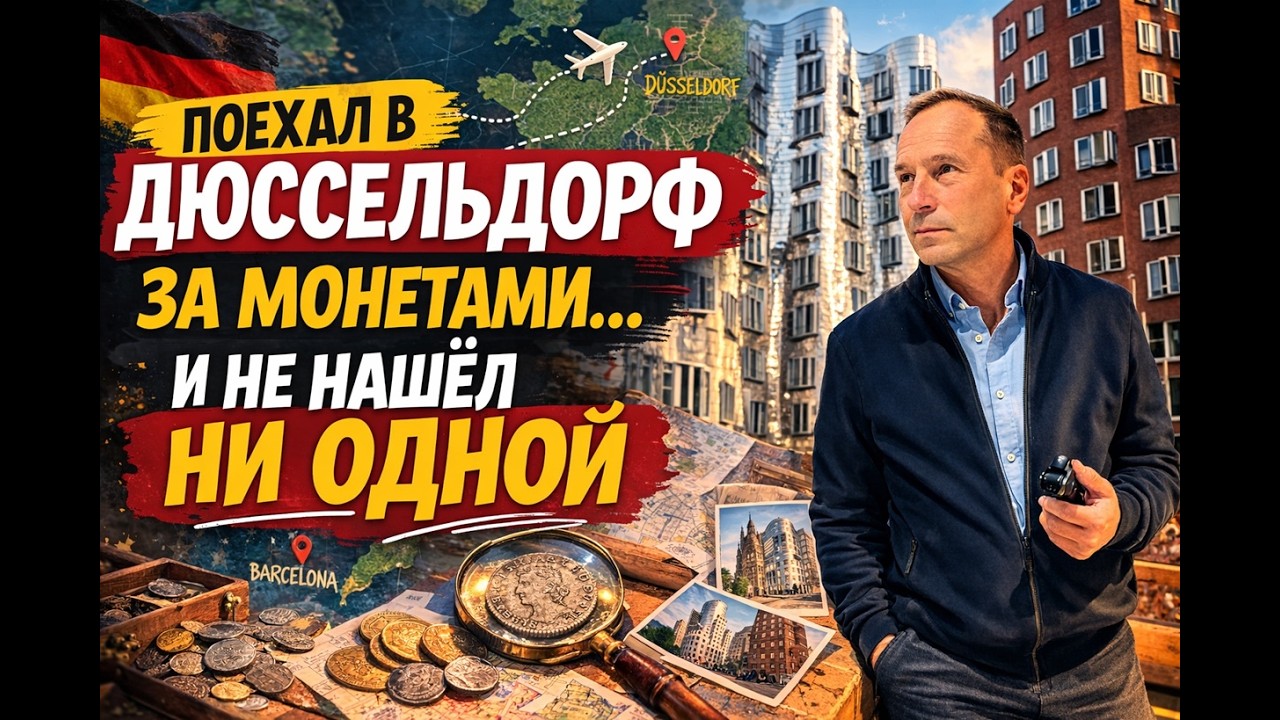 Поехал в Дюссельдорф за монетами… и не нашёл ни одной