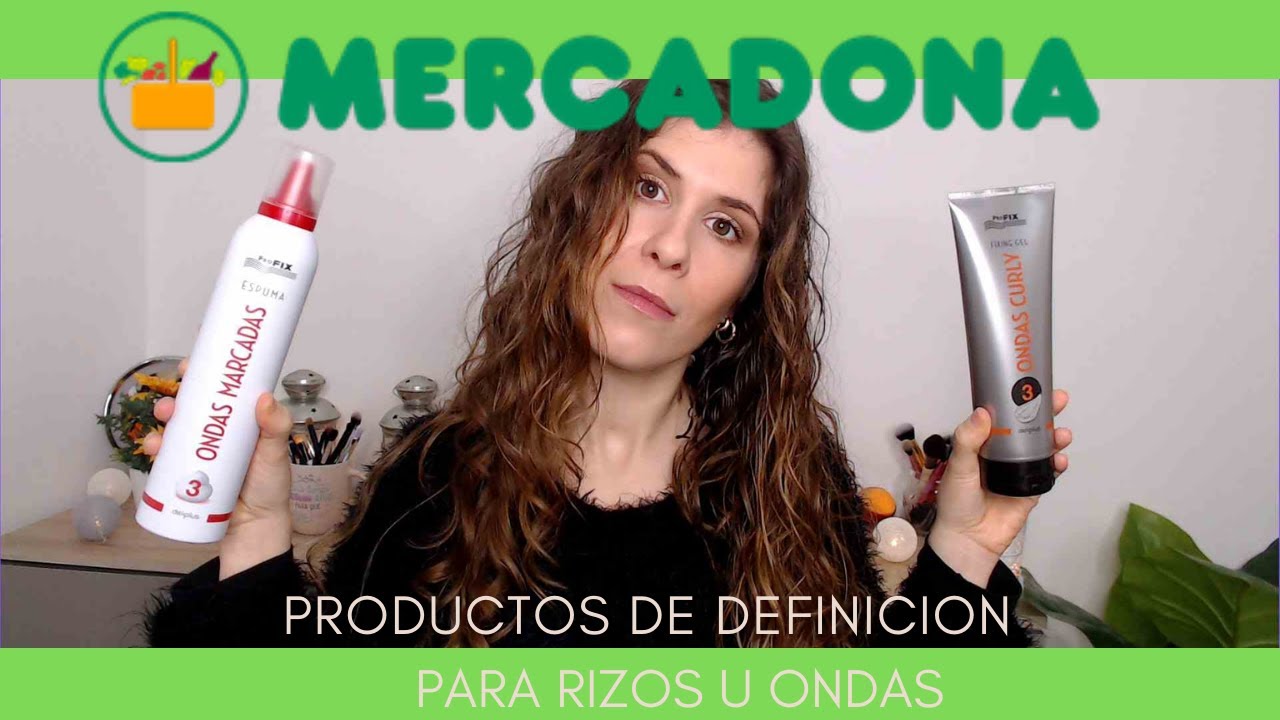 ➰PRODUCTOS DE DEFINICION / MERCADONA / PELO RIZADO U ONDULADO / 💆‍♀️METODO CURLY!! (2b-2C)➰