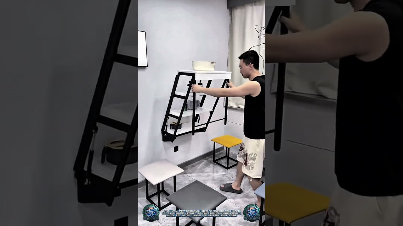 Smart Home: Genius Wall-Mounted Table 🚀