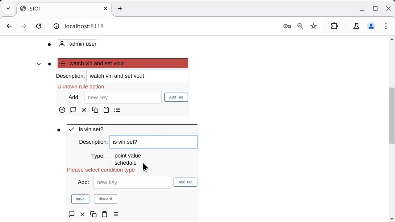 Simple IoT Rules Demo
