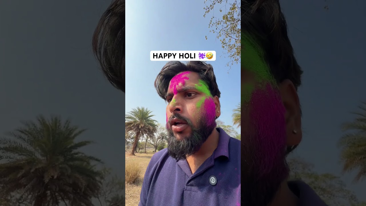 Holi gone wrong😭🤣#funny #comedyshorts #comedy #comedyreels #radhe07