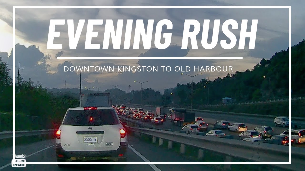 Trying to Beat the Rush Hour Traffic in Kingston | Downtown Kingston to Old Harbour | 876 By Birth