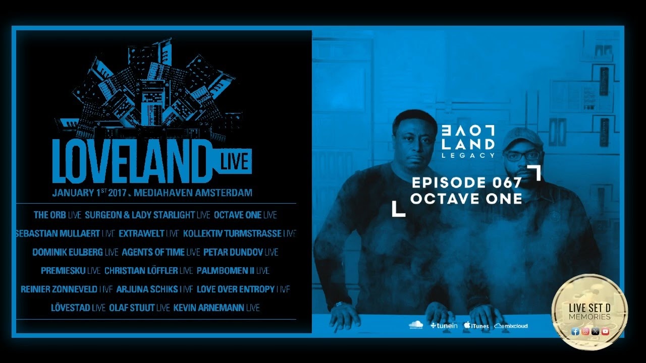 Octave One @ Loveland Live, Mediahaven, Amsterdam 01 01 2017